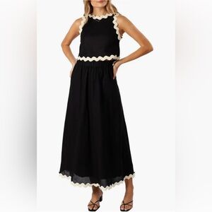 Petal and Pup Chrissy Sleeveless Cotton Top and Maxi Skirt Set